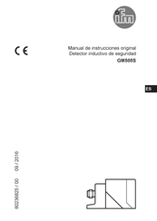 IFM GM505S Manual De Instrucciones