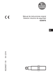 IFM GG507S Manual De Instrucciones Original