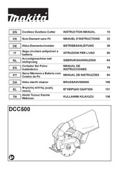 Makita DCC500 Manual De Instrucciones