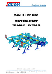 Farmet TRIOLENT TX 350 N Manual De Uso