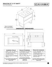 CAHABA CA101005 Manual De Instrucciones