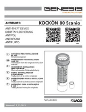 Genesis KOCKON VR80 Instrucciones Para La Instalación Y Uso