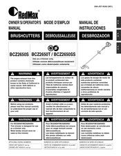 RedMax BCZ2650SS Manual De Instrucciones