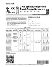 Honeywell MS3103J1222 Instrucciones De Instalación