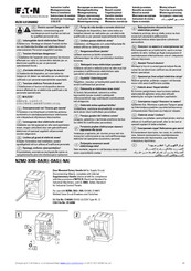 Eaton NZM2-XHB-DA-NA Instrucciones De Montaje