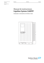 Endress+Hauser Liquiline System CA80TP Manual De Instrucciones