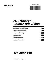 Sony KV-28FX66E Manual De Instrucciones