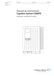 Endress+Hauser Liquiline System CA80FE Manual De Instrucciones