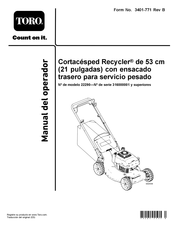 Toro 22290 Manual Del Operador