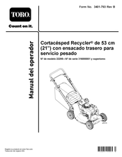 Toro 22295 Manual Del Operador