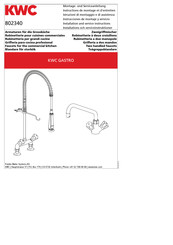 KWC 802340 Instrucciones De Montaje