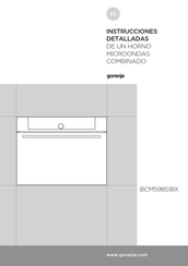 Gorenje BCM598S18X Instrucciones Detalladas