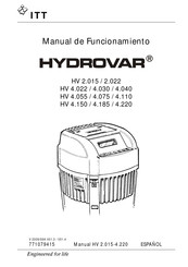 ITT HYDROVAR HV 2.022 Manual De Funcionamiento