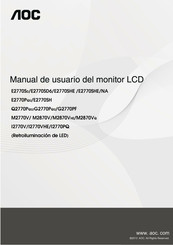 AOC I2770PQ Manual Del Usuario