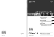 Sony Bravia KDL-32T26 Serie Manual De Instrucciones