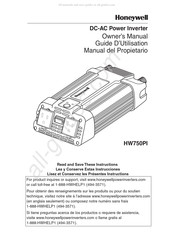 Honeywell HW750PI Manual Del Propietário