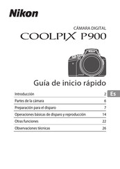 Nikon COOLPIX P900 Guia De Inicio Rapido