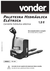 vonder PEV 1800 Manual De Instrucciones