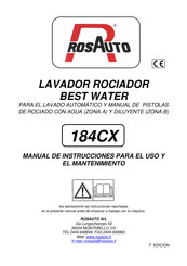 ROSAUTO 184CX Manual De Instrucciones Para El Uso Y El Mantenimiento