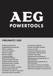 AEG PNEUMATIC 3500 Manual Original