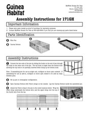 Midwest Guinea Habitat 171GH Instrucciones De Ensamblaje