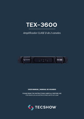 TECshow TEX-3600 Manual De Usuario