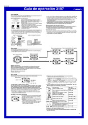 Casio 3197 Guía De Operación