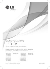 LG 42LN5750 El Manual Del Propietario