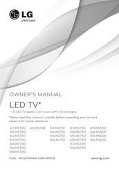 LG 50LN5750 Manual Del Usuario