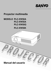 Sanyo PLC-XW55 Manual Del Usuario