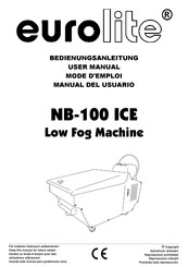 EuroLite NB-100 ICE Manual Del Usuario