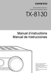 Onkyo 813378 Manual De Instrucciones