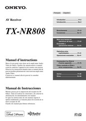 Onkyo TX-NR808 Manual De Instrucciones