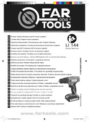 Far Tools 215116 Traduccion Del Manual De Instrucciones Originale