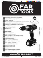 Far Tools CDL 18C Traduccion Del Manual De Instrucciones Originale