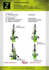 Zipper Maschinen 9120039233703 Manual De Instrucciones
