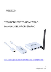 Vision TECHCONNECT TC-HDMIW30C Manual Del Propietário