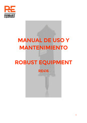 Re RE416 Manual De Uso Y Mantenimiento