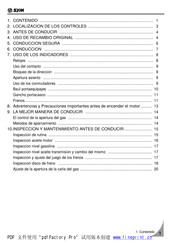 Sym AE05W4-EU Manual De Instrucciones