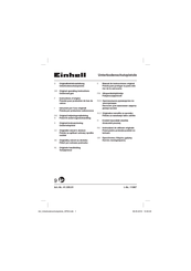 EINHELL 41.335.01 Manual De Instrucciones Original