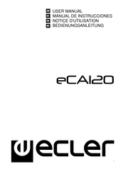 Ecler eCA120 Manual De Instrucciones