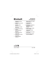 EINHELL 41.333.00 Manual De Instrucciones Original