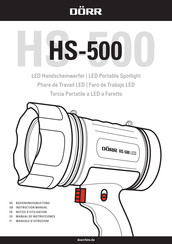 Dörr HS-500 Manual De Instrucciones