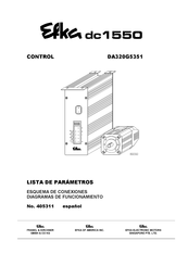 Efka DA320G5351 Lista De Parámetros