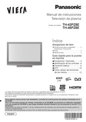 Panasonic VIERA TH-42PZ8E Manual De Instrucciones