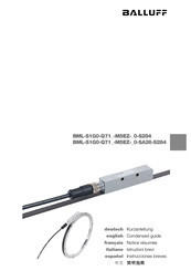 Balluff BML-S1G0-Q71 Serie Instrucciones Breves