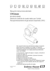 Endress+Hauser CNGmass Manual De Instrucciones Abreviado