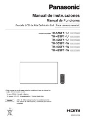 Panasonic TH-55SF1HU Manual De Instrucciones