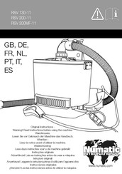 Numatic RSV 200-11 Instrucciones Originales