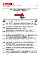 Desoutter KA11120A4D Manual Del Usuario